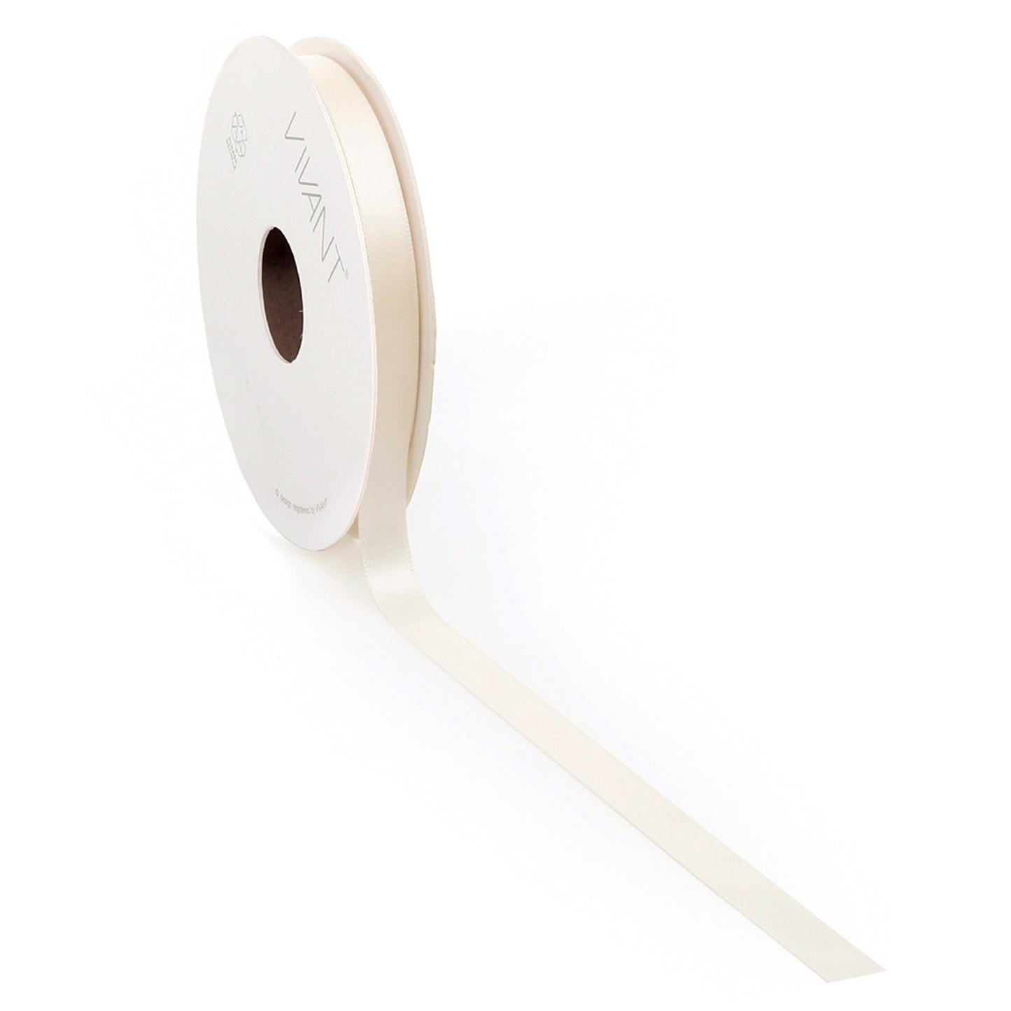 Satijn lint Beige