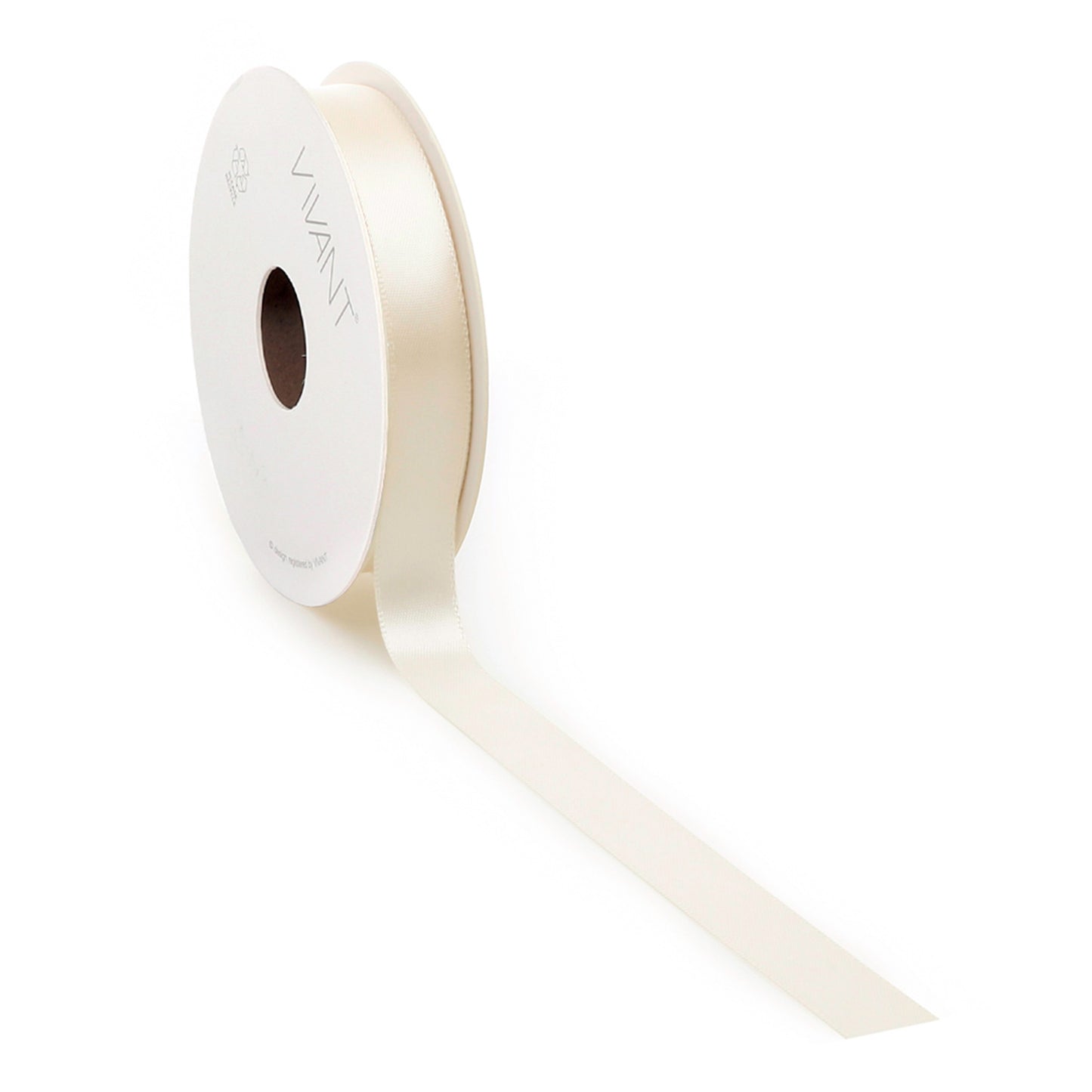 Satijn lint Beige