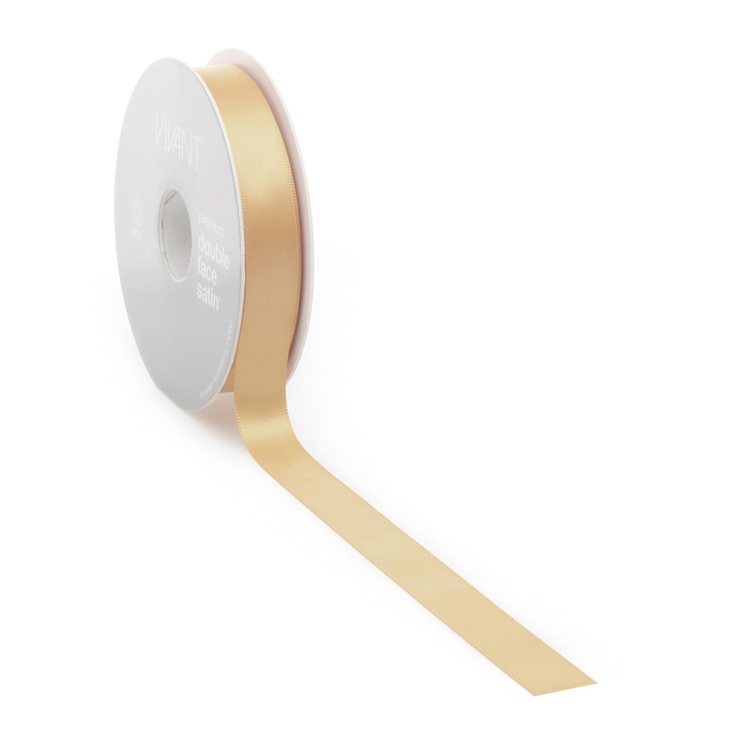 Satijn lint Light Gold