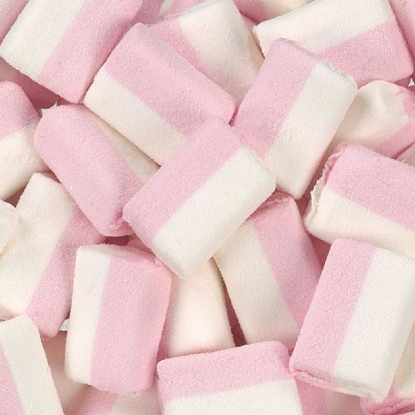 Marshmallow wit-roze