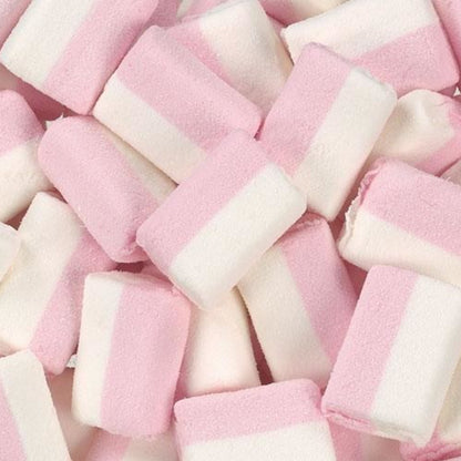 Marshmallow wit-roze